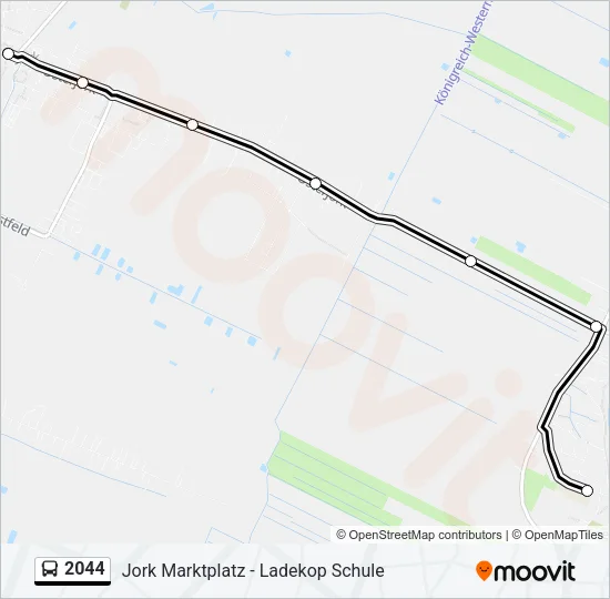 2044 Bus Line Map