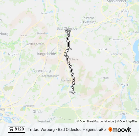 8120 Bus Line Map