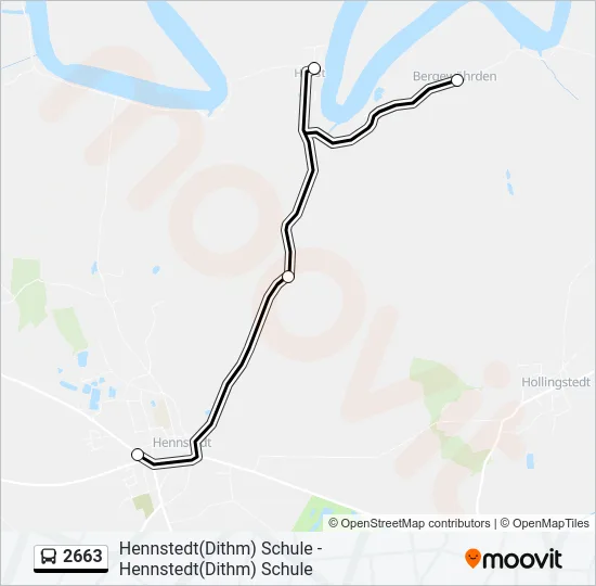 2663 Bus Line Map