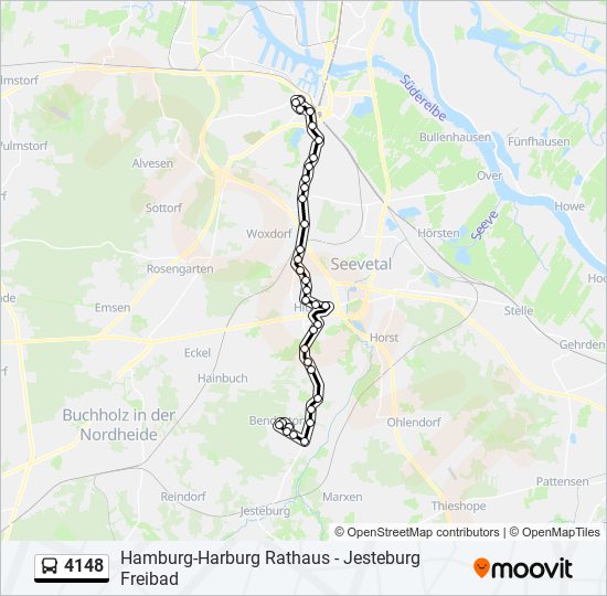 4148 bus Line Map