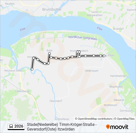 Buslinie 2026 Karte