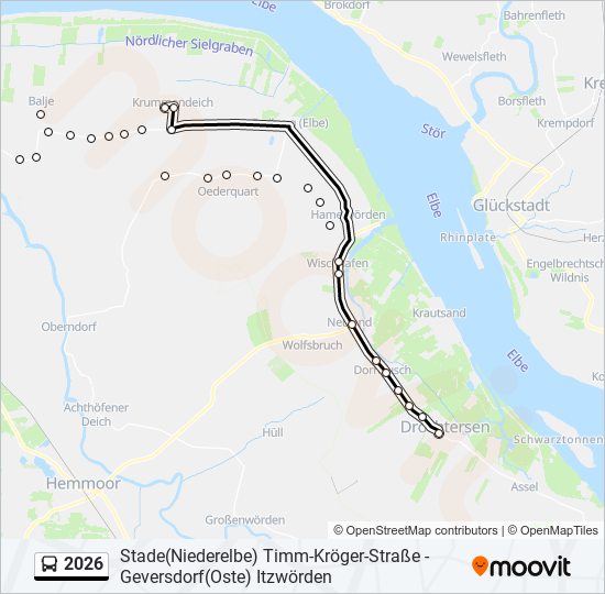 Buslinie 2026 Karte