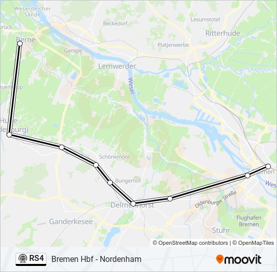 rs4 Route: Schedules, Stops & Maps - Bremen Hbf (Updated)