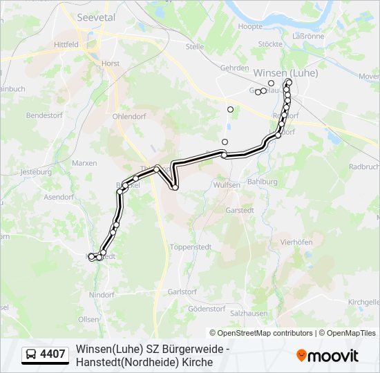 4407 bus Line Map