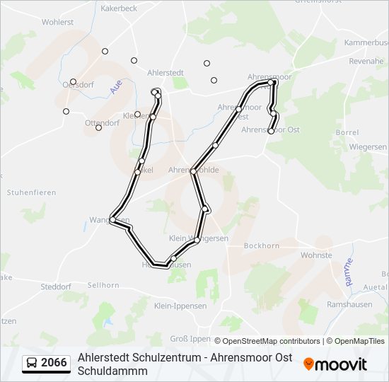 2066 bus Line Map