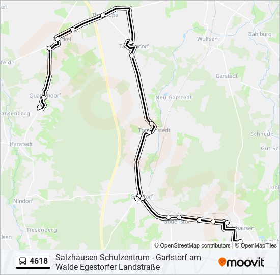 4618 bus Line Map