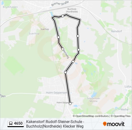 4650 bus Line Map