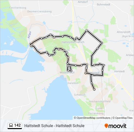 142 Route: Schedules, Stops & Maps - Hattstedt Schule (Updated)