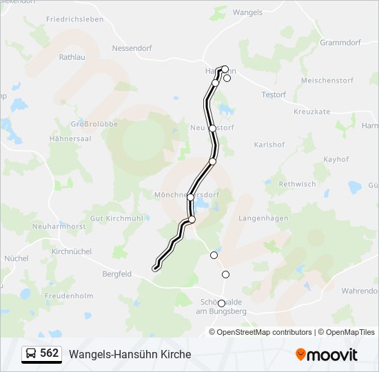 562-route-schedules-stops-maps-wangels-hans-hn-kirche-updated