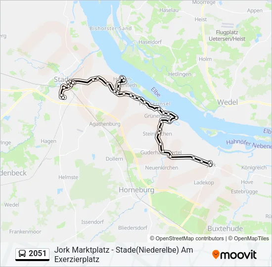 2051 Bus Line Map