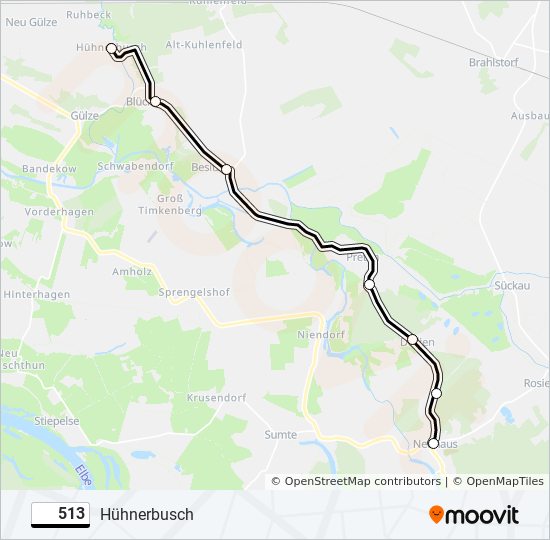 513 Route Schedules Stops Maps H hnerbusch Updated 