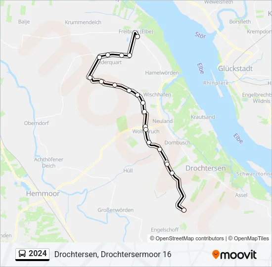 2024 Bus Line Map