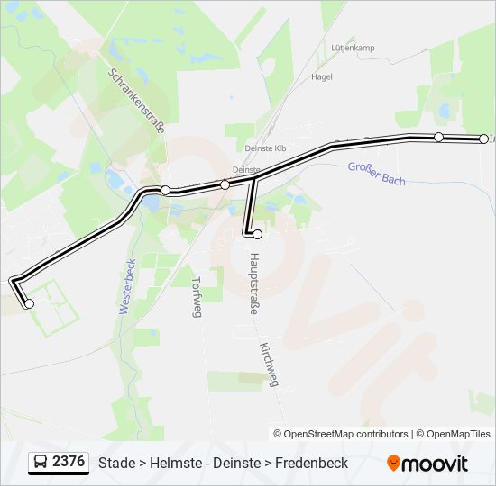 2376 bus Line Map