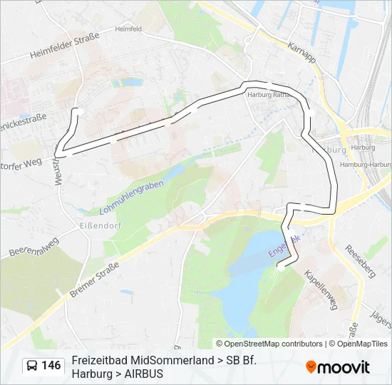 146 Bus Line Map