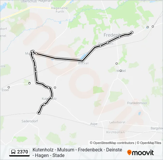 Автобус 2370: карта маршрута