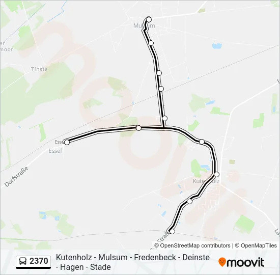 Автобус 2370: карта маршрута