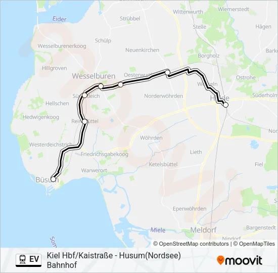EV  Line Map