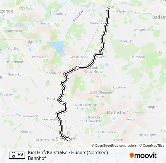 EV  Line Map