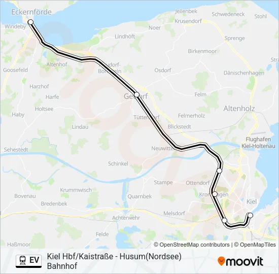 EV  Line Map