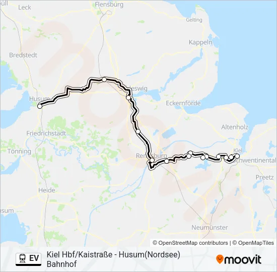 EV  Line Map