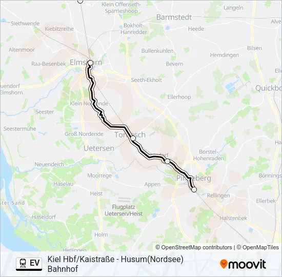 EV  Line Map