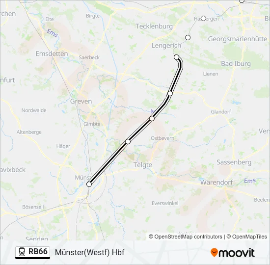 RB66 Train Line Map