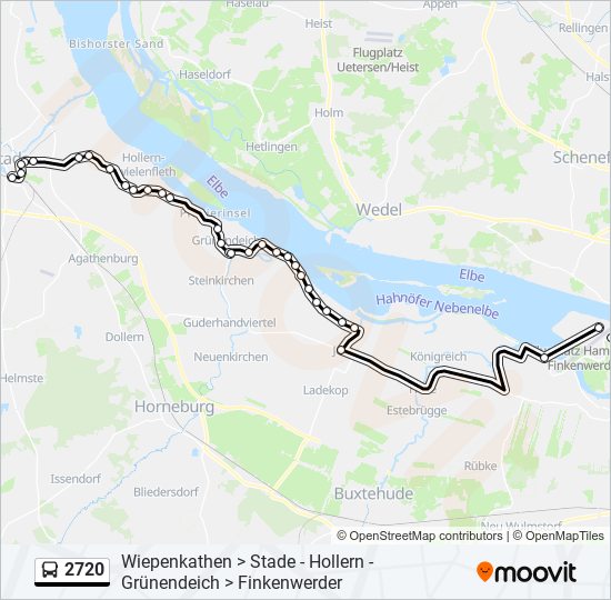 2720 bus Line Map