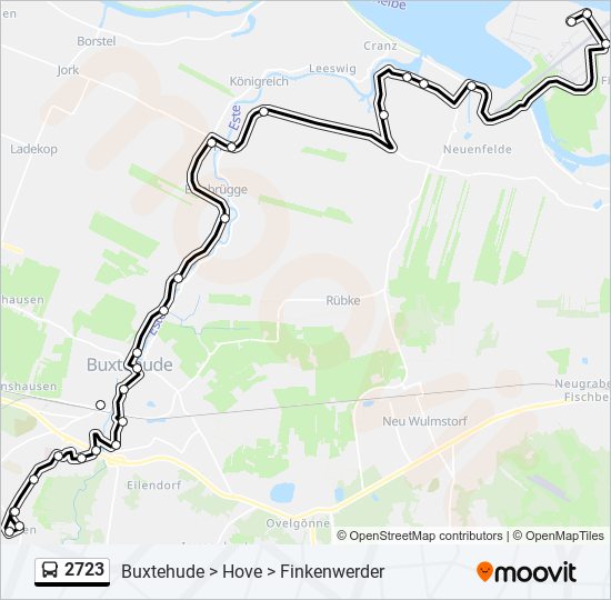 2723 bus Line Map