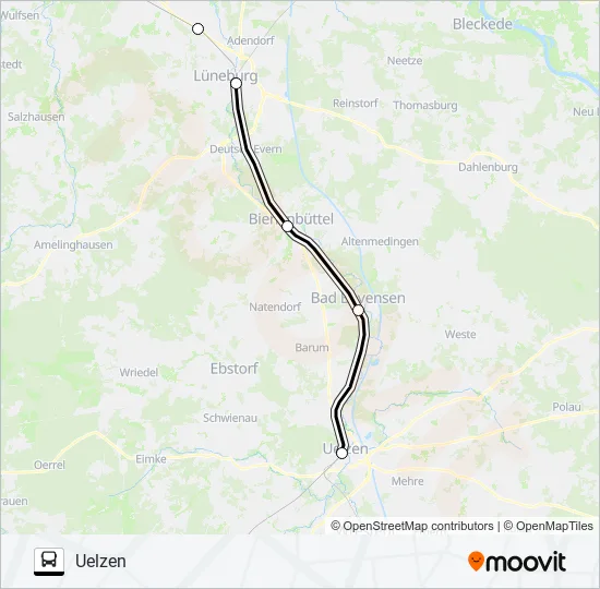 RB31-SEV Bus Line Map