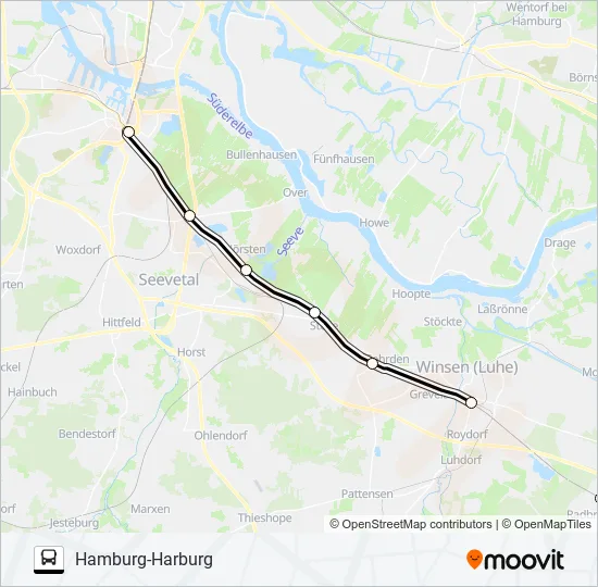 RB31-SEV Bus Line Map
