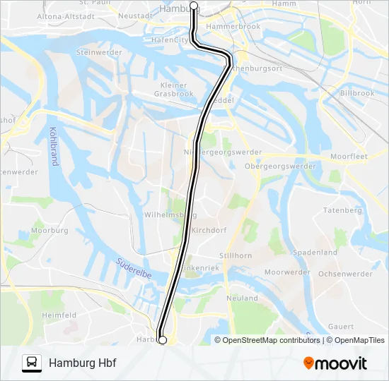 RB31-SEV Bus Line Map