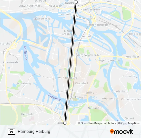 RB31-SEV Bus Line Map