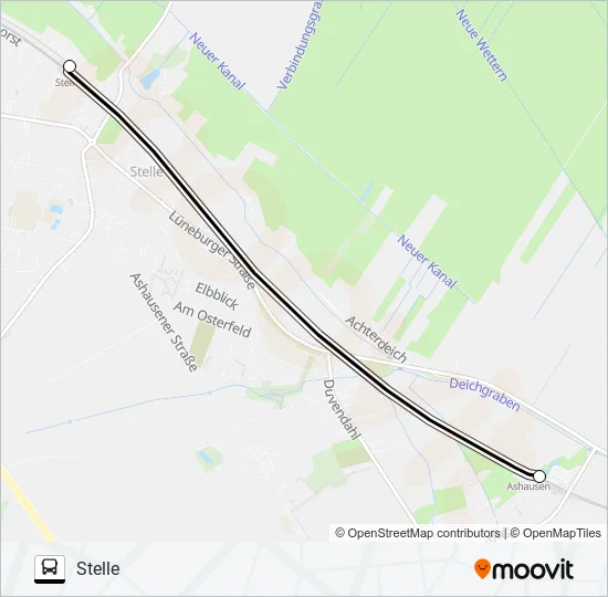 RB31-SEV Bus Line Map