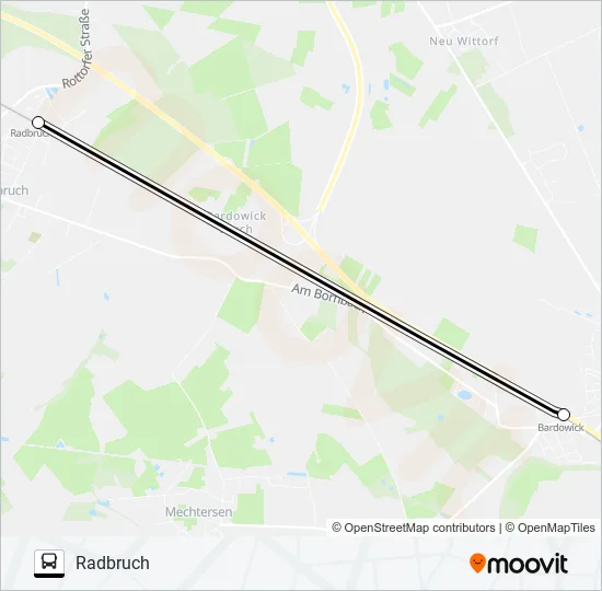 RB31-SEV Bus Line Map