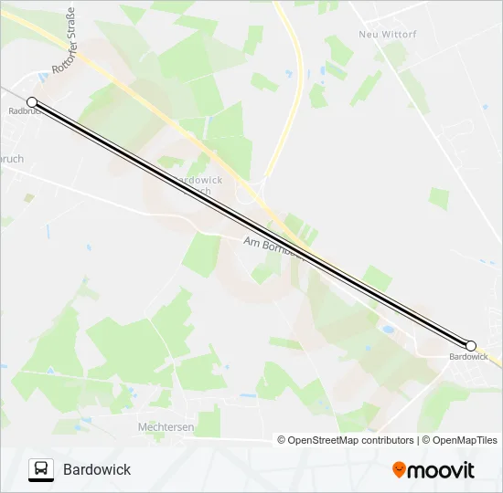 RB31-SEV Bus Line Map