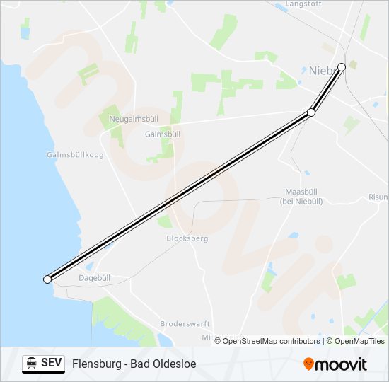 SEV S-Bahn Line Map