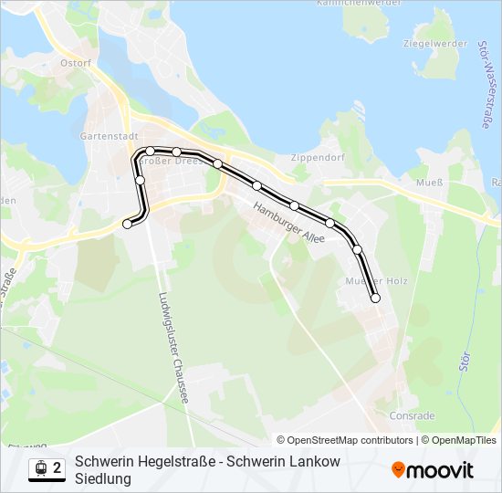 2 light rail Line Map