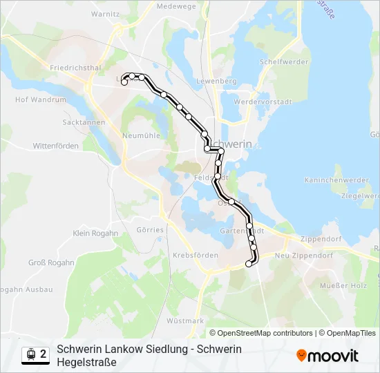 2 Light Rail Line Map