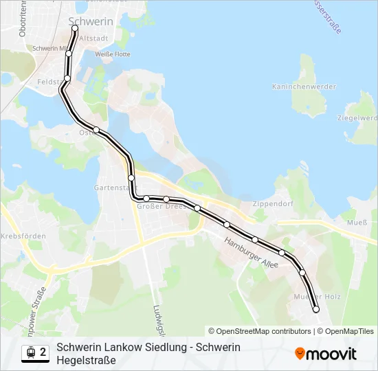 2 Light Rail Line Map