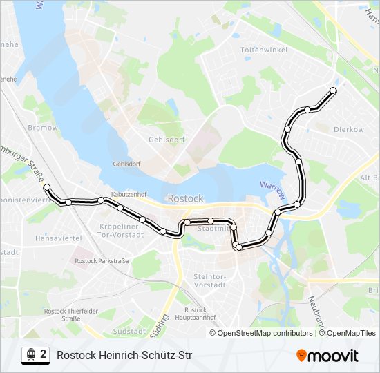 2 light rail Line Map