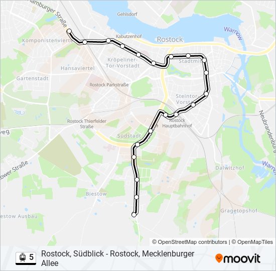 5 light rail Line Map