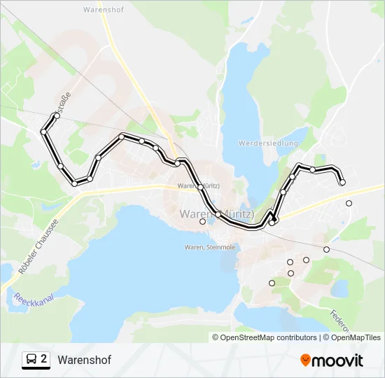2 Bus Line Map