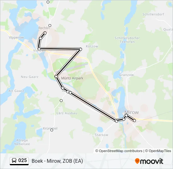 025 Bus Line Map