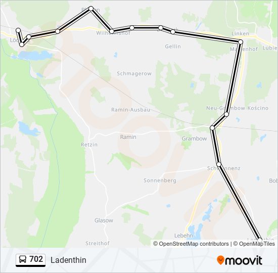 702 Route: Schedules, Stops & Maps - Ladenthin (updated)