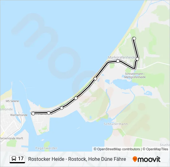 17 Bus Line Map