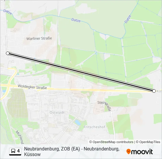 4 Bus Line Map