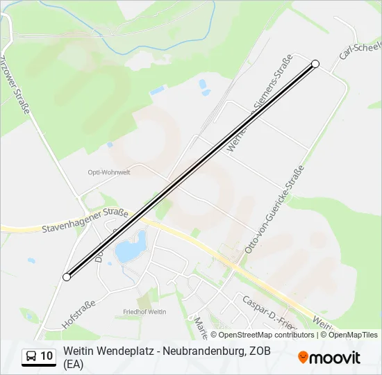 10 Bus Line Map