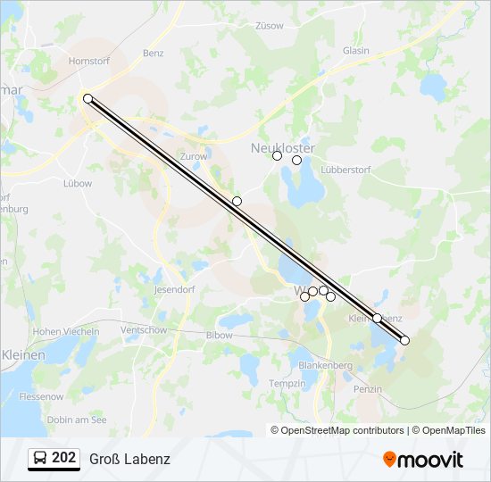 202 Route: Schedules, Stops & Maps - Groß Labenz (Updated)