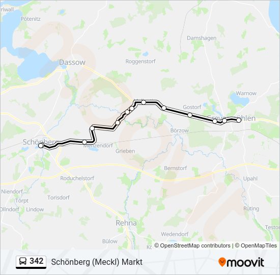 Route Fahrpl Ne Haltestellen Karten Sch Nberg Meckl Markt Aktualisiert