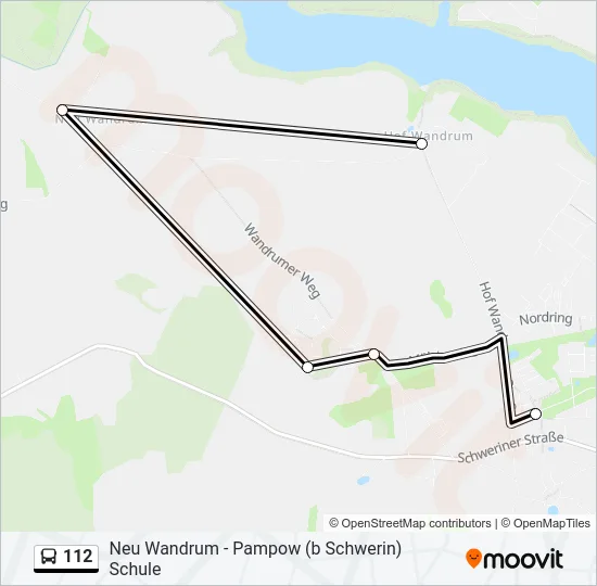 112 Bus Line Map